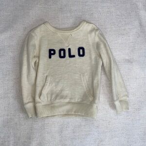 Polo by Ralph Lauren Cream Kids Sweater